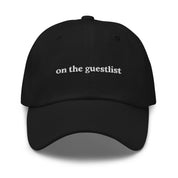 on the guestlist Cap